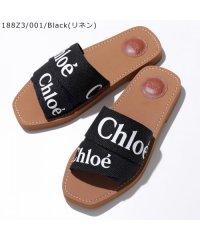 Chloe/Chloe サンダル WOODY ウッディ CHC22U188Z3 ミュール リネン/505859712