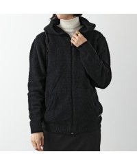 kashwere/kashwere ジップ パーカー Hooded ジップアップ フーディ ロゴ/505860354