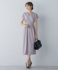 ketty/【新色追加】ハイストレッチジョーゼットフレンチスリーブワンピース ≪手洗い可能 / セットアップ対応≫/505490222