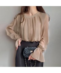 FILLOU/フィルー FILLOU FILLOU キャンディスリーブシアーブラウス/505858670