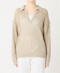 NOBLE/ラメメッシュポロニット/505860920