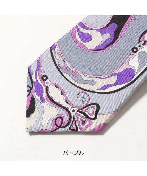 セール】EMILIO PUCCI ネクタイ JI784 シルク プッチ柄 セール】EMILIO PUCCI ネクタイ JI784 シルク プッチ柄