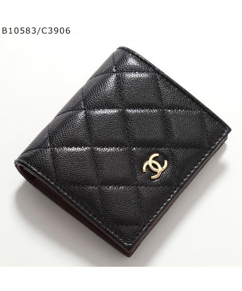 CHANEL 二つ折り財布 AP3178 MATELASSE マトラッセ(505862112
