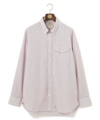 J.PRESS MENS/【KING SIZE】ポプリンマルチストライプ ボタンダウンシャツ/505862264