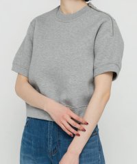 URBAN RESEARCH DOORS/unfil　double faced cropped half－sleeve top/505862570