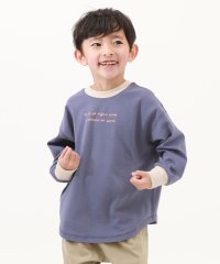 devirock/【つむぱぱコラボ】適当に着られる 表裏も前後もない 長袖Tシャツ 子供服 キッズ ベビー 男の子 女の子 トップス 長袖Tシャツ ロンT /505852797