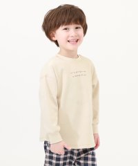 devirock/【つむぱぱコラボ】適当に着られる 表裏も前後もない 長袖Tシャツ 子供服 キッズ ベビー 男の子 女の子 トップス 長袖Tシャツ ロンT /505852797