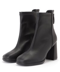 Lace Ladies/レースレディース Lace Ladies レザー調バックファスナーチャンキーショートブーツ/505855831