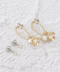 SHOO・LA・RUE/【4点セット】メタルフラワーピアス/505863407