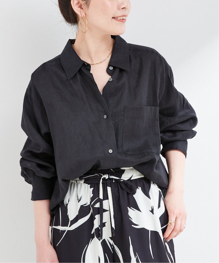 メーカー Deuxieme ガーゼシャーリングブラウス｜トップス LINEN Classe シャツ/ブラウス(長袖/七分)