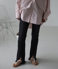 Bonjour Sagan/ボンジュールサガン BONJOUR SAGAN フロントスリットストレッチロングデニム/505863659