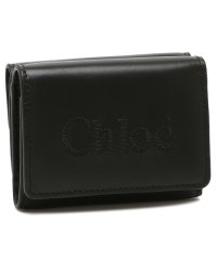 Chloe/クロエ 三つ折り財布 クロエセンス ミニ財布 ロゴ ブラック レディース CHLOE CHC23AP875I10 001/505863946