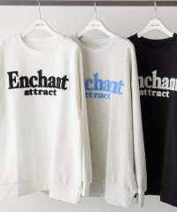 NICE CLAUP OUTLET/サガラ刺繍ロゴスウェット ゆったり レディース トップス カットソー/505864049