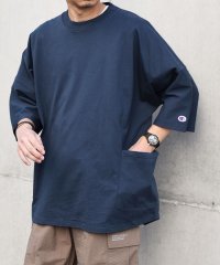 SHIPS any MEN/【SHIPS any別注】Champion: ドルマン キャンプポケット Tシャツ 24SS◇/505866887