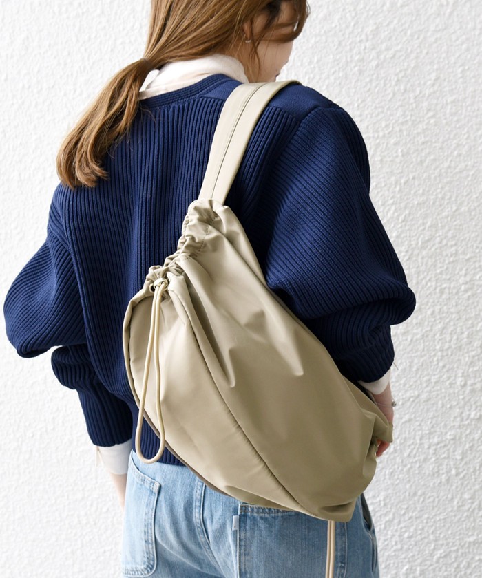 COMME CA MEN｜サフィアーノワンショルダーボディバッグ