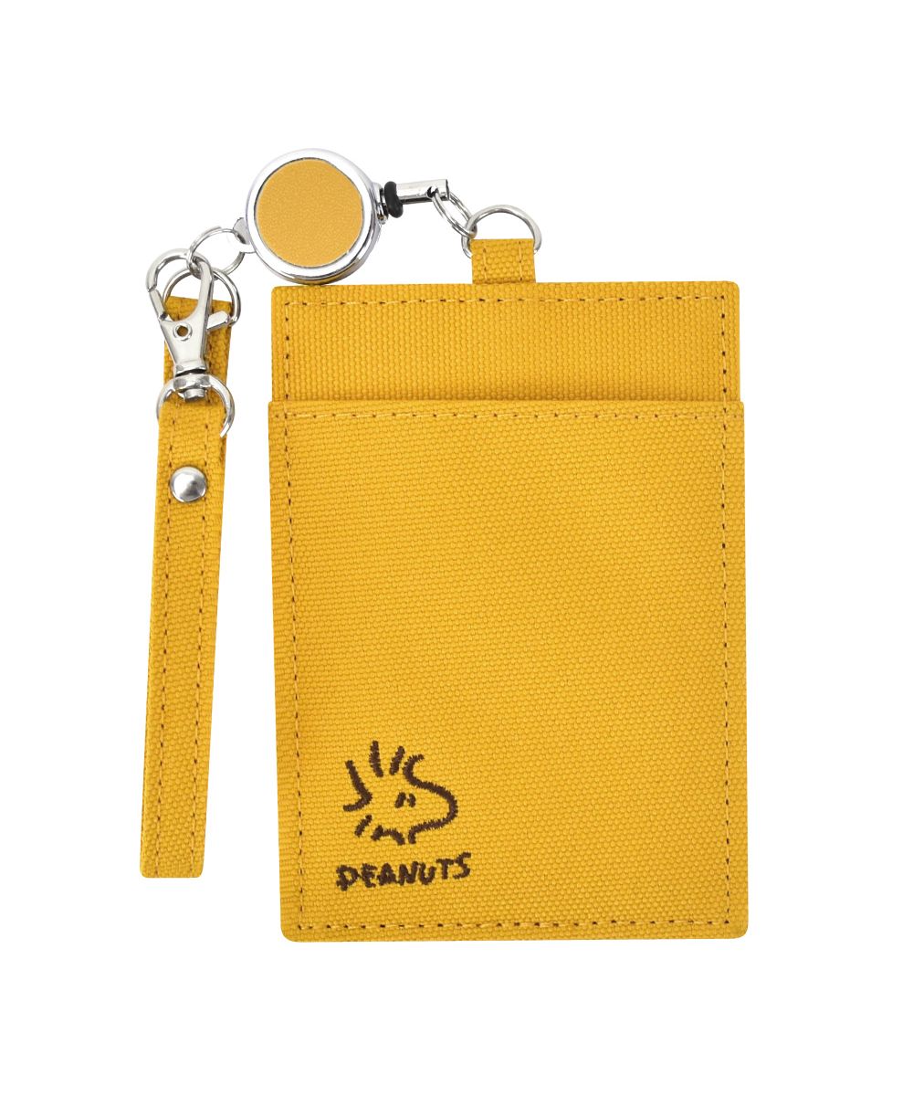 COACH PEANUTS ウッドストック ID パスケース コインケースレディース