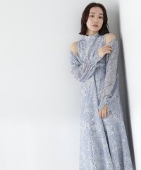 NATURAL BEAUTY BASIC/シアープリントカシュクールワンピース/505856835