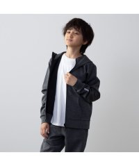 MAC HOUSE(kid's)/NAVY ネイビー ポンチ素材 ストレッチジップパーカー 412304MH/505863544