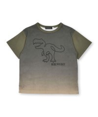 BeBe Petits Pois Vert/グラデーション恐竜プリントTシャツ(95~130cm)/505869643