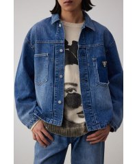AZUL by moussy/AZUL DENIMロゴプレートジャケット/505869729