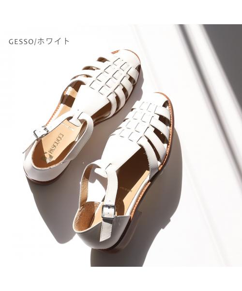 セール 34%OFF】PASCUCCI グルカサンダル 838 CHIC レザー