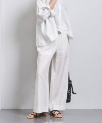 UNITED ARROWS/パッチポケット リネンパンツ WHITE/505871453