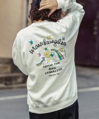 Mark Gonzales/MARK GONZALES ARTWORK COLLECTION(マーク ゴンザレス)バックプリントクルーネックプルオーバー/2type/5colors/505871785