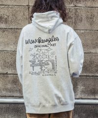 Mark Gonzales/MARK GONZALES ARTWORK COLLECTION(マーク ゴンザレス)バックプリントプルパーカー/2type/5colors/505871788