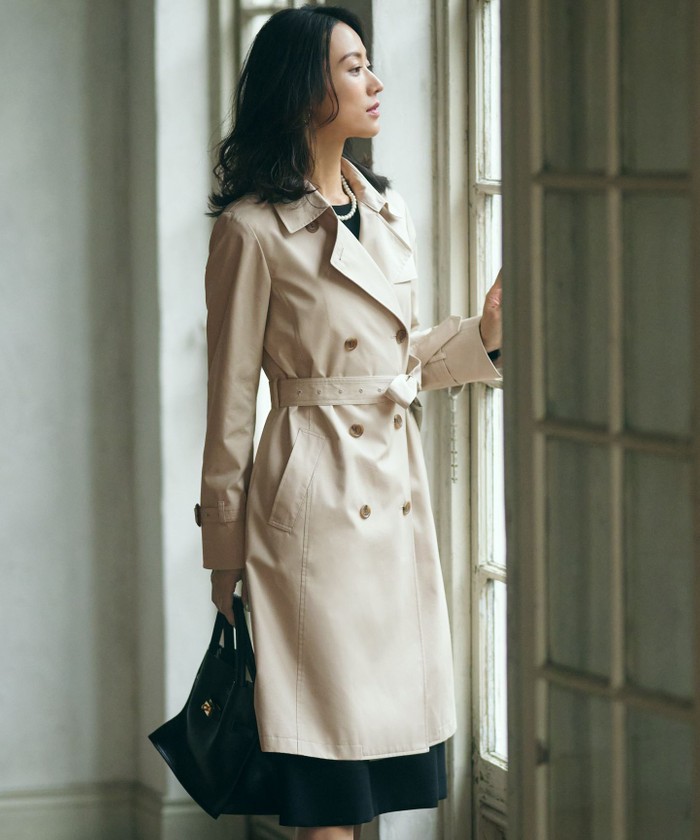 A.P.C. 綿ギャバジン素材ロングコート A.P.C. 綿ギャバジン素材ロングコート