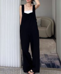 me Jane/ミージェーン me Jane 都会派ルックのサロペットワイドパンツ/505424159