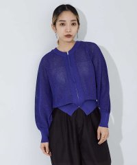 NOMINE/ラメメッシュ２WAY ZIPニットブルゾン/505427550