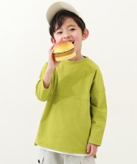 devirock/防汚 フットボール長袖Tシャツ 子供服 キッズ 男の子 女の子 トップス 長袖Tシャツ ロンT ストレッチ 吸汗 速乾/505469974