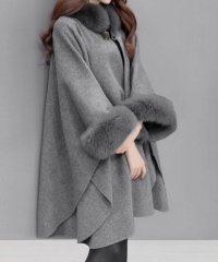 miniministore/ミニミニストア miniministore ファー付きケープコート レディース 韓国/505777989