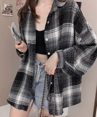 miniministore/シャツ ブラウス チェック柄シャツ 長袖/505777991