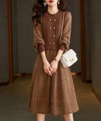 miniministore/ミニミニストア miniministore ニットワンピース ランタンスリーブ 上品/505777993