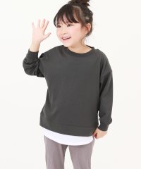 devirock/【つむぱぱコラボ】お着替えしなくていいセットアップ 子供服 キッズ 男の子 女の子 ルームウェア 長袖ルームウェア パジャマ /505870611