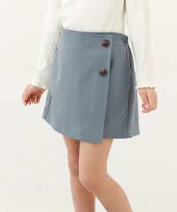 devirock/ラップスカート風 ショートパンツ 子供服 キッズ 女の子 ボトムス スカート スカッツ インナーパンツ付ミニスカート /505870848