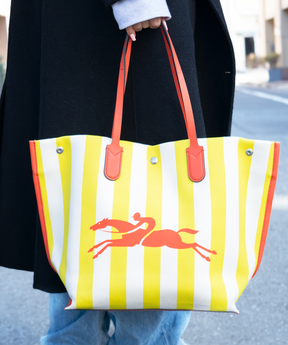 新品 LONGCHAMP ロンシャン ESSENTIAL ショッピングバッグXS