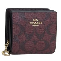 COACH/COACH コーチ SNAP WALLET スナップ ウォレット シグネチャー 二つ折り 財布/505874260