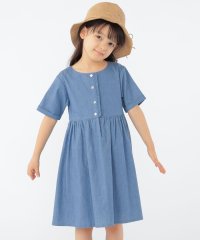 SHIPS KIDS/SHIPS KIDS:100～130cm / ダンガリー 半袖 ワンピース/505874600