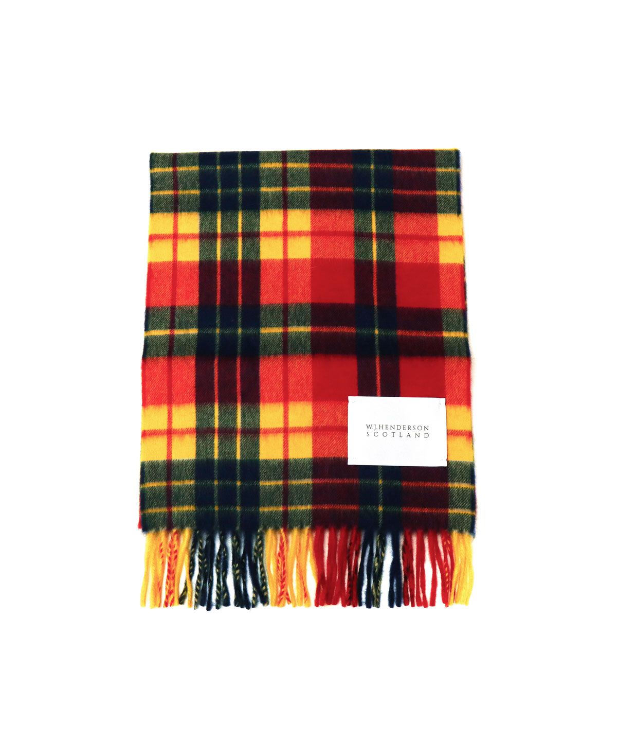新品　W. J. HENDERSON SCOTLAND | チェック マフラー W. J. HENDERSON SCOTLAND 最大42%☆7/30まで ダブルジェイ