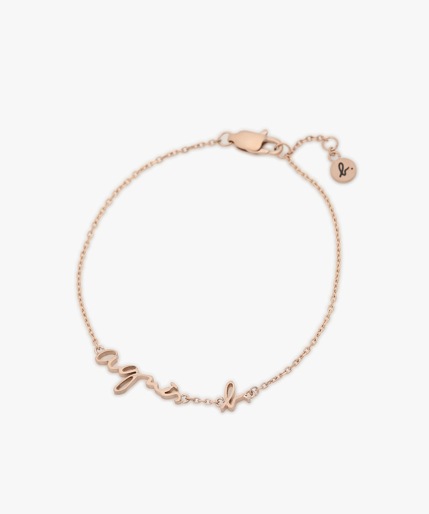 【新品未使用】agnes b. アニエスベー バングル ロゴ ベーシック ☆agnes b. アニエスベー バングル ロゴ ベーシック (Agnes b