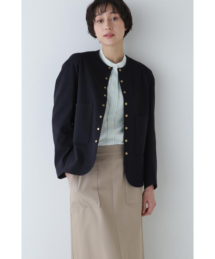 セール 50%OFF】◇コットンハイゲージポンチジャケット