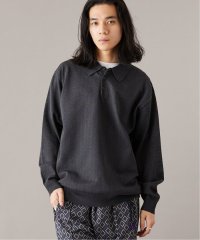 JOURNAL STANDARD/透かし編み ポリニットポロシャツ L/S/505876032