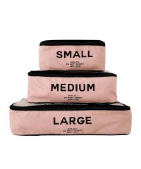 Bag-all/ バッグオール Bag－all トラベルポーチ 圧縮バッグ 収納 3点セット ケース バッグインバッグ 衣類収納 レディース COTTON PACKING CU/505876539