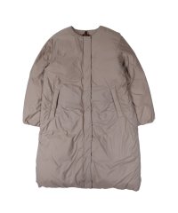 NANGA/NANGA ナンガ ダウン コート アウター ノーカラー レディース 防寒 NO COLLAR DOWN COAT ブラック アイボリー ライト ブラウン 黒/505876604