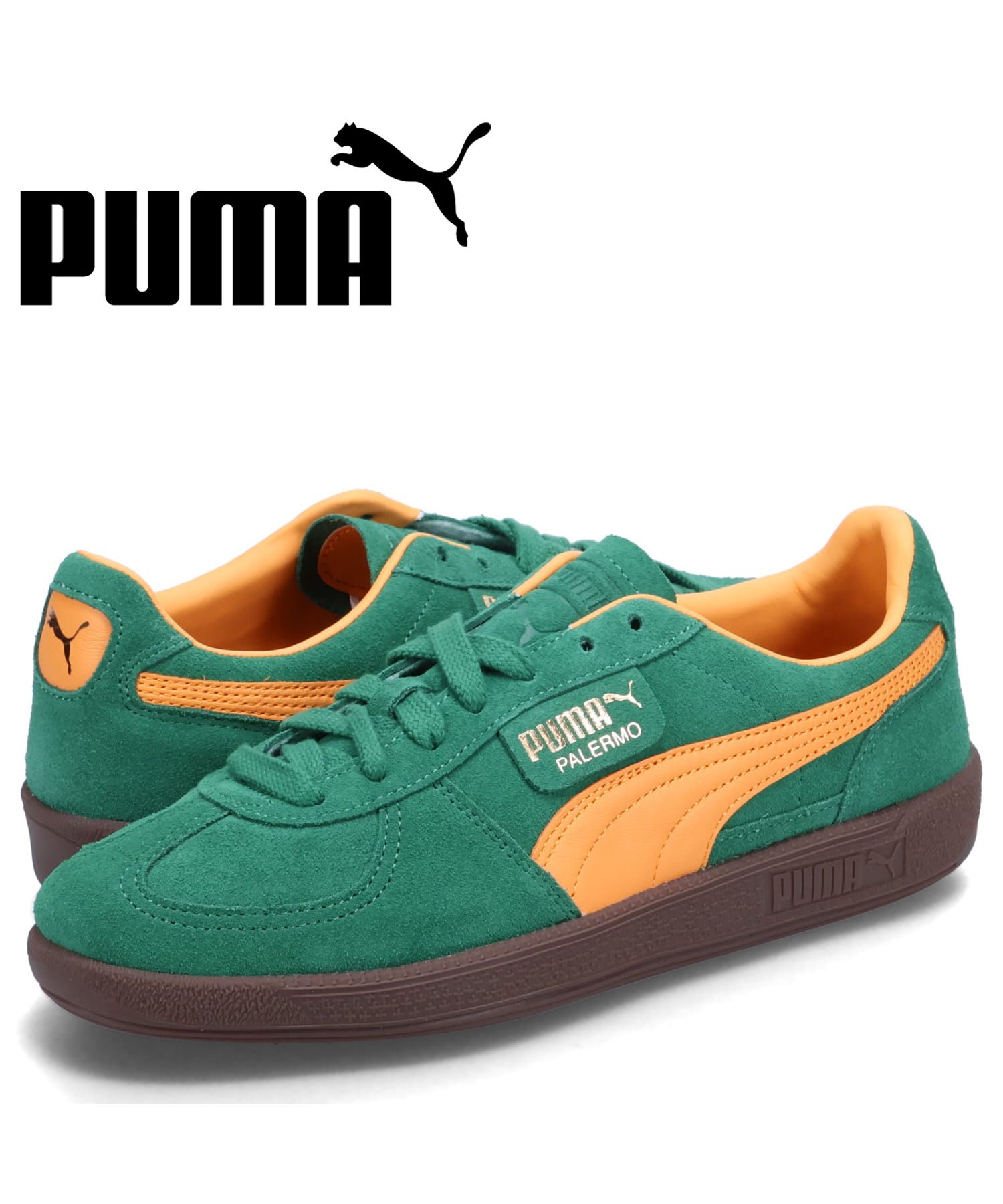 PUMA プーマ スニーカー パレルモ メンズ PALERMO グリーン