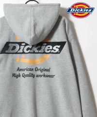 LAZAR/【Lazar】Dickies/ディッキーズ 別注 オーバーサイズ 裏起毛 ロゴ バックプリント ワンポイント刺繍 スウェット ジップアップパーカー/長袖 トップ/505851832