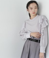 NATURAL BEAUTY BASIC/ラッフルスリーブブラウス/505869800