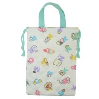 cinemacollection/シネマコレクション cinemacollection すみっコぐらし キルトシューズケース 体育館靴入れ アイボリー 新入学 サンエックス アイプランニング シ/505873409